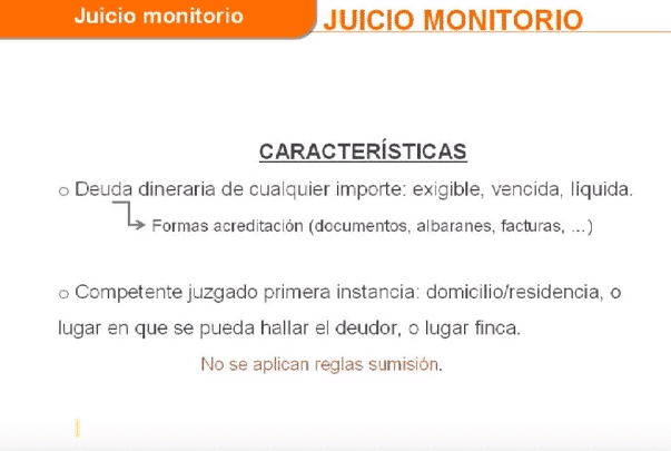 conoce proceso monitorio