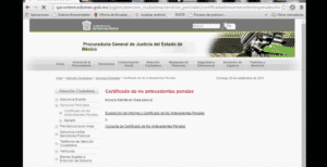 unas cartas de antecedentes no penales