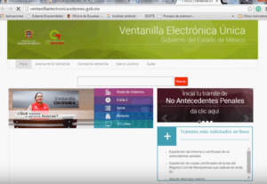 forma de tramitar la carta de antecedentes no penales