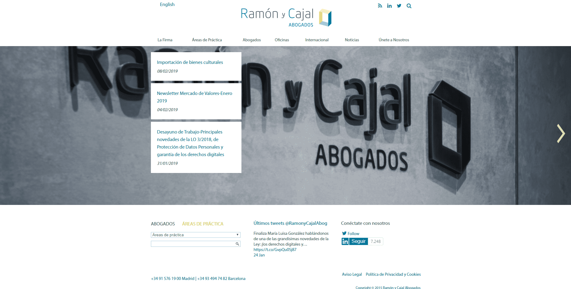ramon y cajal abogados contacto